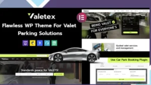 Valetex - Valet and Parking Services WordPress Theme