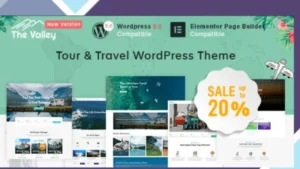 Valley - Tour and Travel Agency WordPress Theme