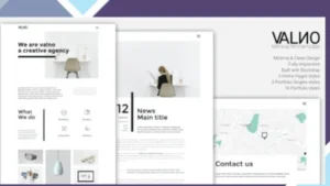 Valno - Minimal Creative Multi Page Portfolio WordPress Theme
