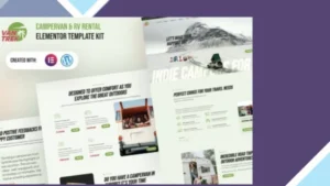 VanTrek - Campervan and RV Rental Elementor Pro Template Kit