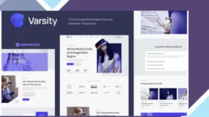 Varsity - Virtual and Augmented Reality Services Elementor Template Kit
