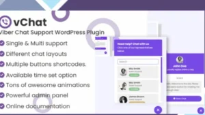 vChat - Viber Chat Support WordPress Plugin