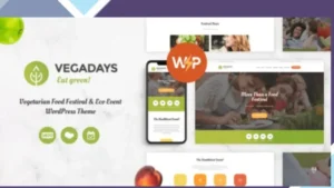 VegaDays - Vegetarian Food Festival and Eco Event WordPress Theme