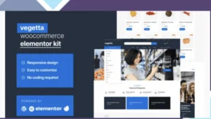 Vegetta - Supermarket Multipurpose Woocommerce Elementor Kit