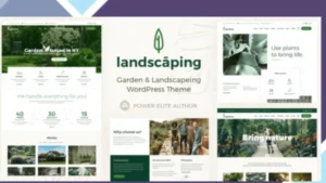 Verdantia - Landscaping and Garden WordPress Theme