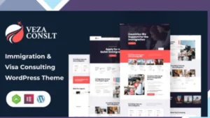 Vezaconslt - immigration and Visa Consulting WordPress Theme
