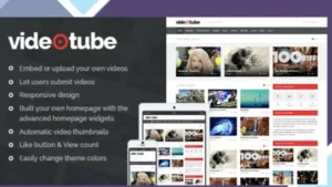 VideoTube - A Responsive Video WordPress Theme