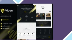 Vipen - VPN Services and Proxy Elementor Template Kit