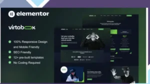 VirtaBox - Virtual Reality Services Elementor Template Kit