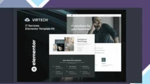 VirTech - IT Services Elementor Template Kit
