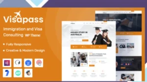 Visapass - Immigration Consulting WordPress Theme