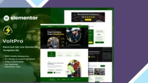 Voltpro - Electrical Services Elementor Template Kit