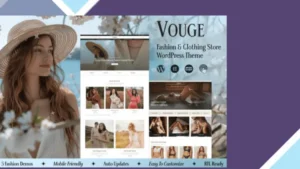 Vouge - Fashion Store WooCommerce Theme