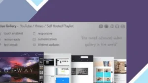 Video Gallery WordPress Plugin /w YouTube, Vimeo, Facebook pages