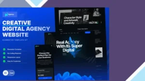 WAgency - Creative Digital Agency Elementor Template Kit