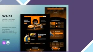 Waru - Car Repair and Auto Service Elementor Template Kit