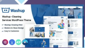Washup - Cleaning Services WordPress Theme