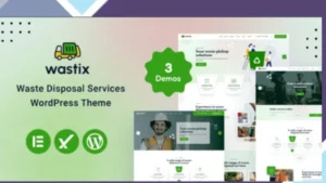 Wastix - Waste Disposal Services WordPress Theme