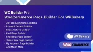 WC Builder Pro - WooCommerce Page Builder for WPBakery