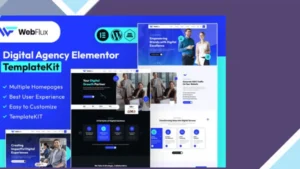 WebFlux - Digital Agency Elementor Template Kit