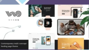 WebOn - Landing Page WordPress Theme