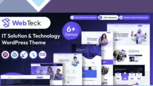 Webteck - IT Solution and Technology WordPress Theme