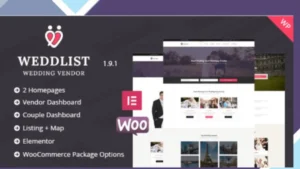 Weddlist - Wedding Vendor Directory WordPress Theme