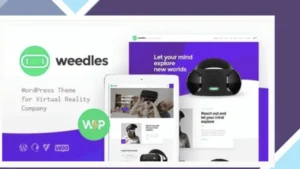 Weedles - Virtual Reality Landing Page and Store WordPress Theme