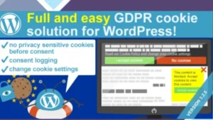 WeePie Cookie Allow - Complete GDPR Cookie Consent Solution for WordPress