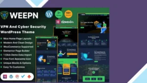 Weepn - VPN and Cloud Services WordPress Theme