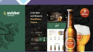 Weisber - Craft Beer and Brewery WordPress Theme