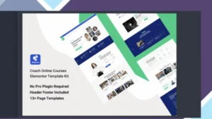 Wellern - Coach Online Courses Elementor Template Kit