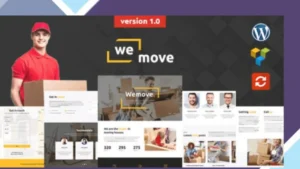 WeMove - Home Moving and Logistic WordPress Theme