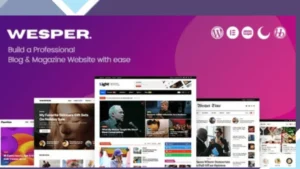 Wesper - WordPress Theme for Blogs and Magazines