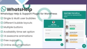 WhatsApp Chat Support Pro WordPress Plugin