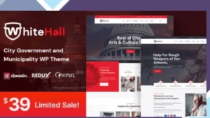 White Hall - Municipal and Government WordPress Theme