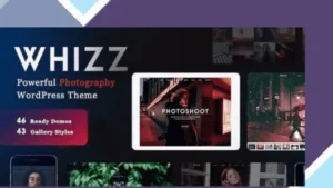 WHIZZ Photography WordPress Theme