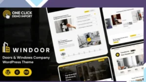 Windoor - Doors and Windows Company WordPress Theme
