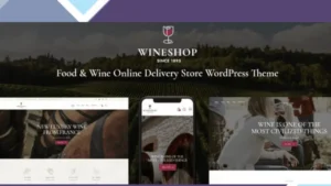 WineShop - Food and Wine Online Delivery Store Theme
