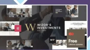 Wizors - Investments and Business Consulting Insurance WordPress Theme