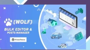 WOLF - WordPress Posts Bulk Editor and Manager Professional