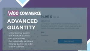 WooCommerce Advanced Quantity
