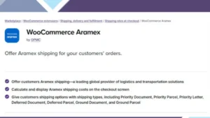 WooCommerce Aramex Shipping