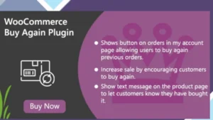 Woocommerce Buy Again