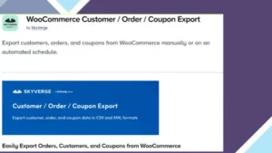 WooCommerce Customer Order XML Export Suite
