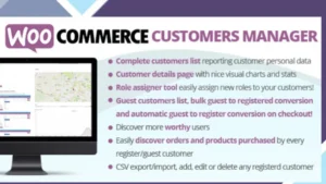 WooCommerce Customers Manager