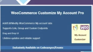 WooCommerce Customize My Account Pro