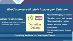 WooCommerce Multiple Images per Variation