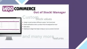 WooCommerce Out of Stock Manager