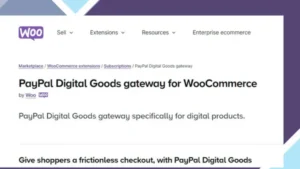 WooCommerce Paypal Digital Goods Gateway